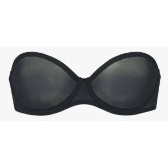 Skims Ultra Fine Mesh Strapless Bra Underwire 34DDDD - Picture 7 of 7